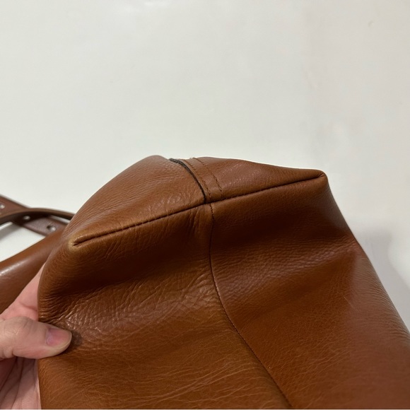 Madewell Leather Tote Bag (Brown) - Picture 5 of 8